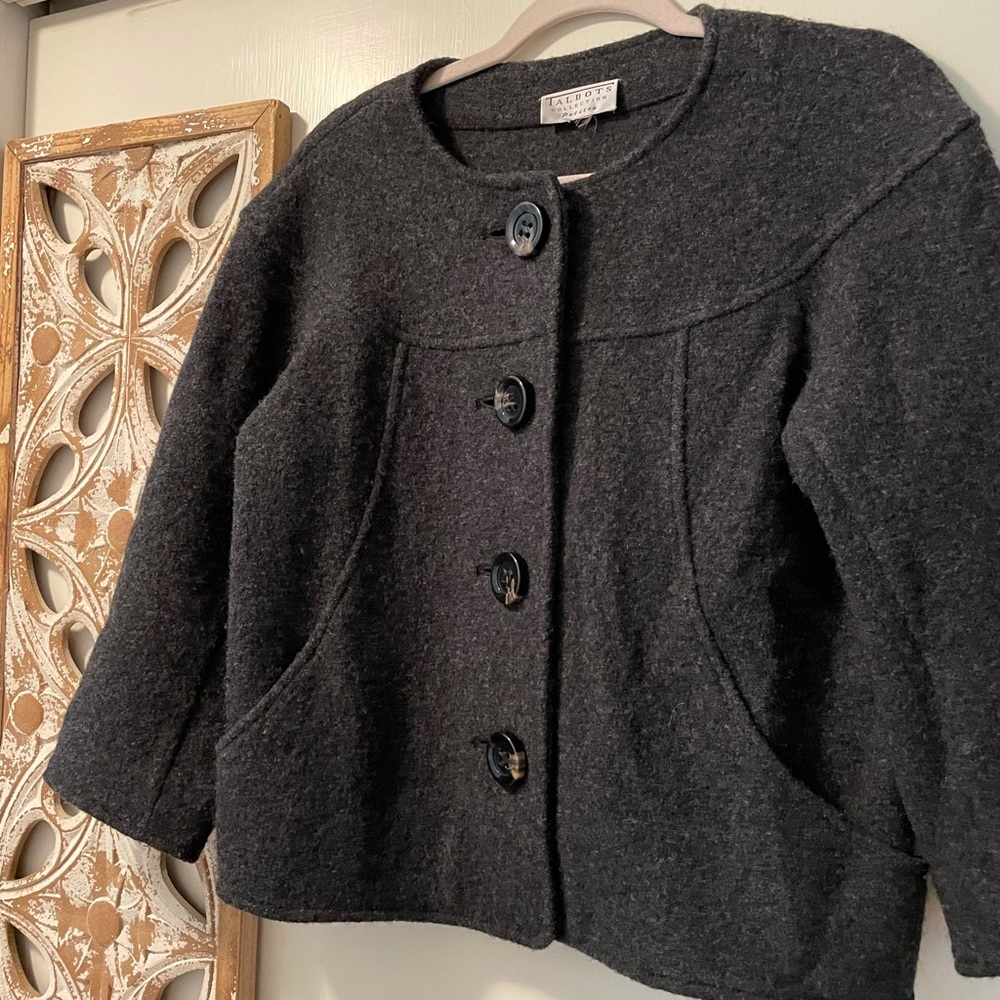 Talbots Collection Boiled Wool Jacket – Merino Wo… - image 11